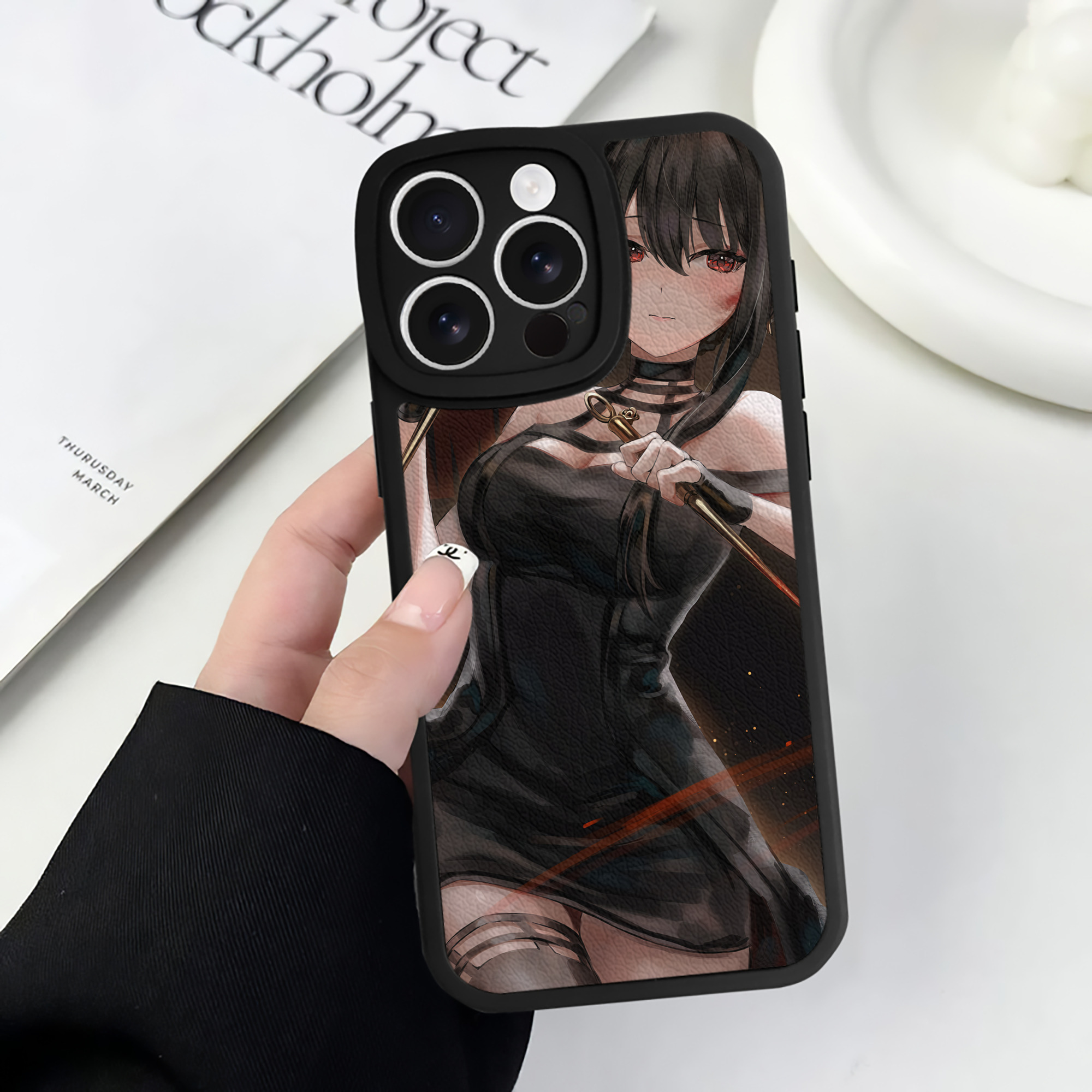 （画像用） SPY×FAMILY间谍家家酒 【iPhone 16シリーズ対応】シリコンスマホケース（レザー調） 材質：シリコン